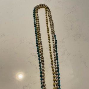 noonday collection paper bead necklace